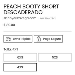 Peach Booty Short